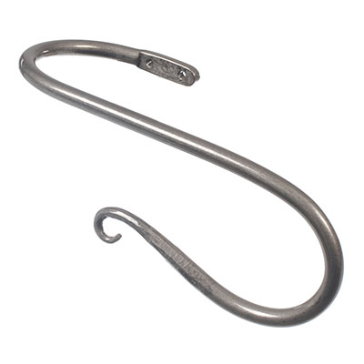 Large Shepherd's Crook Holdback (Right Side) in Polished