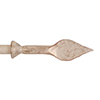 12mm Spear Finial in Old Ivory