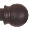 38mm Cannonball Finial in Beeswax