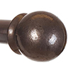 38mm Cannonball Finial in Polished