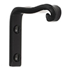 Dormer Rod Support Bracket in Matt Black