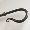 25mm Shepherd's Crook Finial in Beeswax