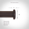 38mm Button Finial in Beeswax