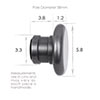 38mm Button Finial in Polished