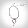 25/38mm Chunky Twist Ring in Clay