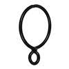 25/38mm Chunky Twist Ring in Matt Black