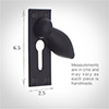 Heritage Escutcheon Plate in Matt Black