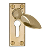 Heritage Escutcheon Plate in Polished Brass