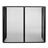 Oxford Hinged Fireguard in Matt Black