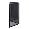 Oxford Hinged Fireguard in Matt Black