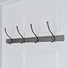 Chandler Coat Hook Rack in Polished