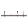 Chandler Coat Hook Rack in Polished