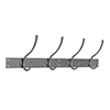 Chandler Coat Hook Rack in Polished