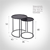 Ashbury Tables in Matt Black