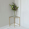 Curzon Quarter Table in Old Gold (priced per quarter)