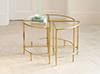 Curzon Quarter Table in Old Gold (priced per quarter)