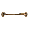 Newport Sprung Cabin Hook in Antiqued Brass