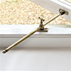 30cm Aldham Window Stay in Antiqued Brass