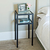 Cromer Bedside Table in Matt Black