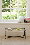 Windsor Coffee Table in Matt Black