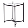 Windsor Side Table in Matt Black