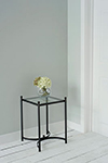 Windsor Side Table in Matt Black