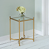Windsor Side Table in Old Gold
