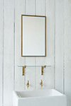 Pembroke Mirror in Old Gold