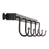 Thornham 5 Hook Rack in Matt Black