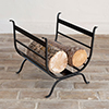 Chappel Log Basket in Matt Black