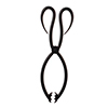 Elmsett/Portland Fire Tongs in Matt Black