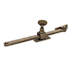 20cm Thumb Screw Window Stay in Antiqued Brass