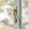 London Window Latch (Left Side) in Polished Brass