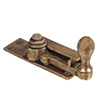 Quadrant Fastener in Antiqued Brass