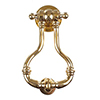 Melton Door Knocker in Polished Brass