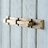 Priory Door Bolt in Antiqued Brass