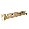 Priory Door Bolt in Polished Brass