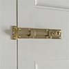 Priory Door Bolt in Polished Brass