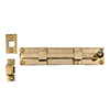 Priory Door Bolt in Polished Brass