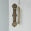 Cavendish Door Pull in Antiqued Brass