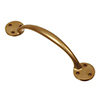 Nacton Door Pull in Antiqued Brass