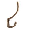 Hemley Coat Hook in Antiqued Brass