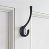 Hemley Coat Hook in Matt Black