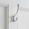 Hemley Coat Hook in Nickel Plate