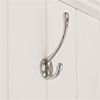 Hemley Coat Hook in Nickel Plate