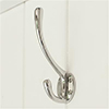 Hemley Coat Hook in Nickel Plate