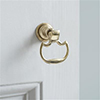 Mews Drop Handle in Polished Brass