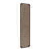 Corner Notch Finger Plate in Antiqued Brass