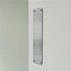 Corner Notch Finger Plate in Polished