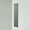 Standard Finger Plate in Matt Black